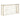 Rectangular Golden Metal Console with White Marble Top – Geometric Details