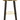 Mauro Ferretti london bar stool black pine wood