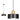 TORIN pendant lamp 1L, black, E27