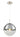 Ceiling pendant lamp Globo Lighting Varus metal nickel E27