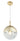 Ceiling pendant lamp Globo Lighting Varus metal gold E27