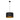 ROTO pendant lamp 1L, D35 black, E27