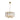 Zumaline Paris 6L chandelier E14 metal gold, D 40cm