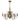Chandelier Lemir Kandelabr 6xE14 steel patina