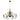 Chandelier Lemir Kandelabr Max 10xE14 steel patina