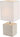 Table lamp Globo Lighting Geri ceramics beige E14