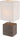Table lamp Globo Lighting Geri ceramics brown E14