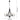 Argon Lorenzo 5L chandelier E14 H 179.5cm