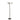 Floor lamp Lamkur Donato steel white E14 H 156cm