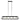 Mexlite Buckley 5L linear pendant lamp metal black, W 140cm