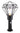Street lamp Globo Lighting Horace stainless steel black E27