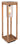 Floor lamp Globo Lighting Candela aluminium light wood E27