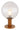 Street lamp Globo Lighting Ossy aluminium light wood E27