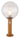 Street lamp Globo Lighting Ossy aluminium light wood E27