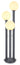 Street lamp Globo Lighting Laura aluminium E27 3L