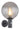 Outdoor wall lamp Globo Lighting Hedwig stainless steel E27