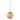 Steinhauer Bollique 1L pendant lamp glass amber E27, D 30cm