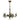 Chandelier Lemir Cereus 5xE14 steel/zamak patina