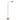 Mexlite Karl 1L floor lamp steel LED, H 146cm