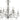 Chandelier Globo Lighting William metal chrome E14 9L