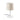 FARO Barcelona Conga accent wall lamp steel matt white E27 H 48.5cm