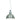 Steinhauer Buckle 1L pendant lamp green E27, D 42cm