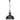 Mexlite Eliga 1L pendant lamp black E27, D 40cm