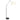 Steinhauer Prestige Chic 1L floor lamp black white E27