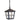 Outdoor ceiling light Elstead Lighting (BL48M-BLACK) Canterbury die-cast aluminium, glass E27