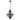 Chandelier Feiss (FE-ADAMS-3P-BRZ) Adams steel, glass E14 3L