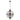 Chandelier Feiss (FE-ADAMS-4P-ANL) Adams steel, glass E14 4L