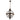 Chandelier Feiss (FE-ADAMS-4P-BRZ) Adams steel, glass E14 4L