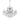 Lumina Deco 10L chandelier E14, D 80cm