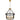 Lumina Deco Berling 8L pendant ceiling lamp E14, D 48cm