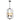Lumina Deco Monterey 4L pendant ceiling lamp E27, D 40cm