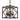 Lumina Deco Quadrato 4L pendant ceiling lamp E27, H 45cm