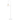 Lampadaire Milagro Cliff 1L E27, blanc H 150 cm