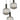 Lumina Deco Gato 3L pendant ceiling lamp E27, D 20cm