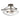 Flush mount Kichler (QN-BELLE-SF-OZ) Belle steel, clear seeded glass E14 3L