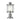 Quoizel Booker 1L outdoor table lamp steel E27, H 46cm