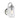 Wall sconce Kichler (QN-BRAELYN1-PC) Braelyn steel, clear seeded glass E27