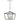 Pendant lamp Hinkley (QN-STINSON-4P-M-BK) Stinson steel & crystal E14 4L