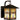 Quoizel Inglenook 1L outdoor wall lamp tiffany glass, metal E27, H 28cm