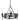 Chandelier Elstead Lighting (SAX3-BLK) Saxon wrought iron E14 3L