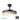 Fabrilamp ceiling fan Moda black metal